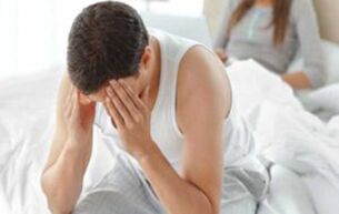 Un bărbat care se confruntă cu probleme de potență